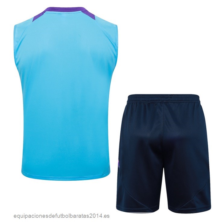 Nuevo Entrenamiento Sin Mangas Conjunto Completo Argentina 2024 Azul Negro Purpura Baratas